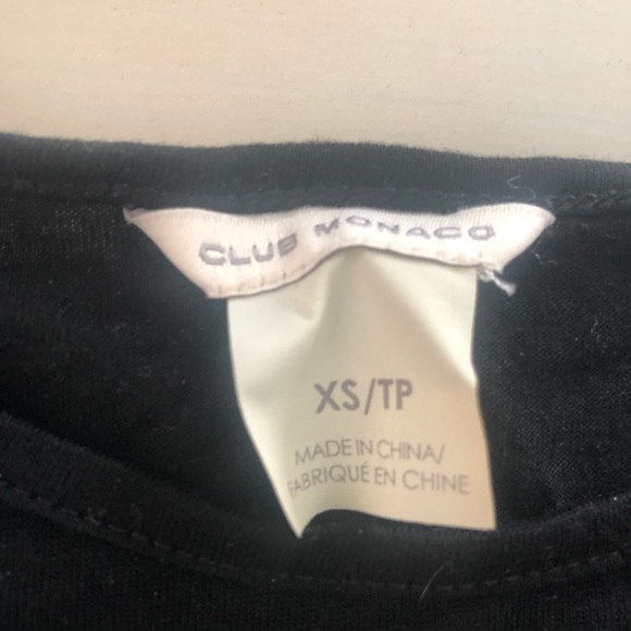 Club Monaco black top - Picture 2 of 2